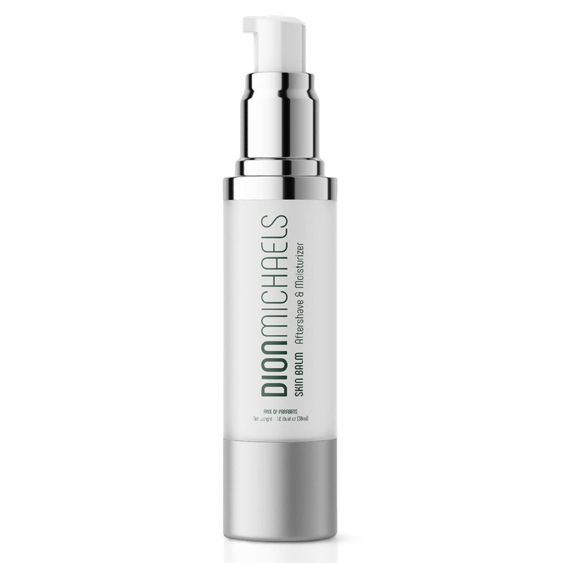 Dion Michaels 2-in-1 Aftershave Balm and Face Moisturizer for Men - Soothing Post Shave Cream & Moisturizer with Aloe, Argan Oil, Oats, Shea Butter - After Shave Balm for Men - Mens Aftershave, 1oz