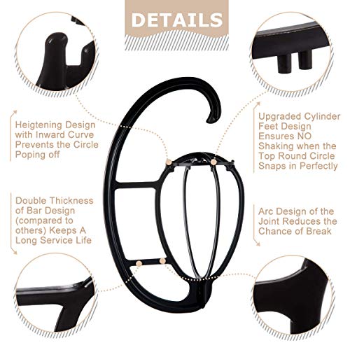 Dreamlover Hanging Wig Stand, Head for Wigs, 4 Sets