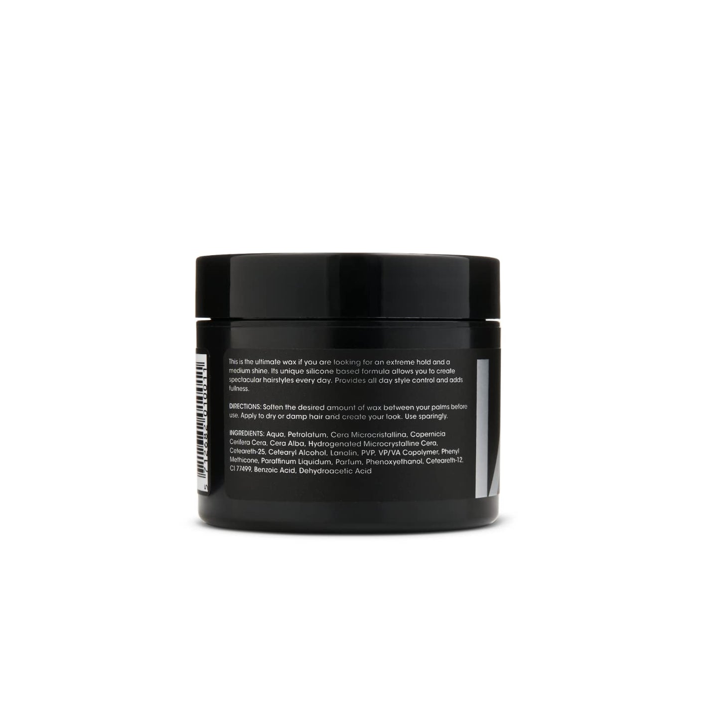 By Vilain Silver Fox Mud Wax - Super Strong Hold Medium Shine Clean Cut Look Long Lasting Hair Pomade Easy to Style for Fullness & Texture Smoothing & Slick Hair Molding Wax Paste Gel for Men 2.2oz