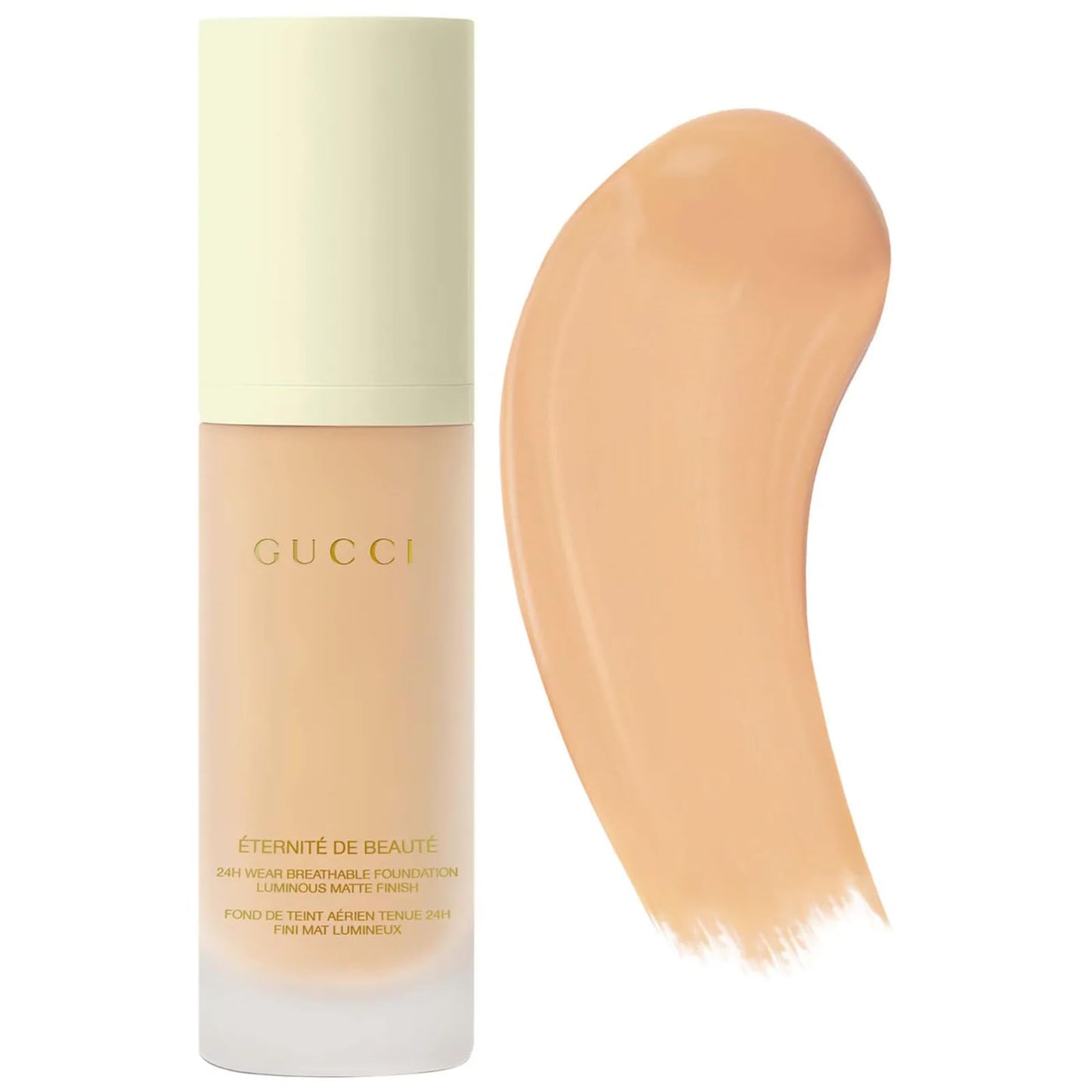 Gucci Eternite De Beauté Foundation, SPF15, 24 Hour Full Coverage, Luminous Matte Finish, 30ml (170W Fair)