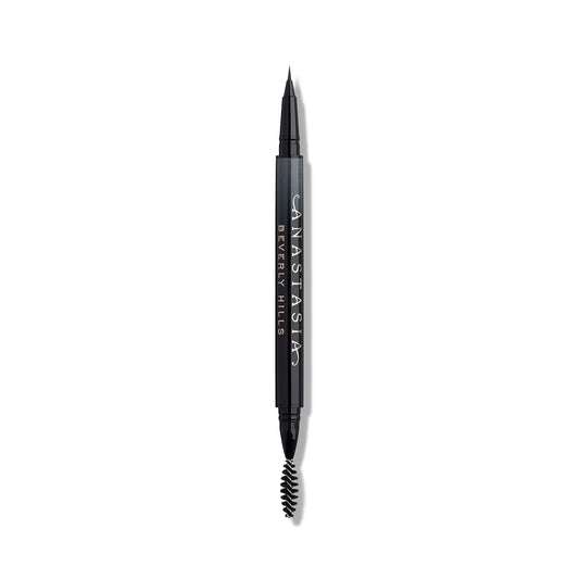Anastasia Beverly Hills Microstroke Brow Pen - Waterproof Long-Wear Liquid Brow Definer with Superfine Brush Tip for Full-Looking Brows - Dark Brown