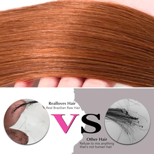 12A Brazilian Ombre Straight Human Hair Bundles with 4x4 Lace Closure 2 Tone T1B/30 Black to Brown 100% Unprocessed Virgin Remy Hair,Free Part (16 18 20+16)