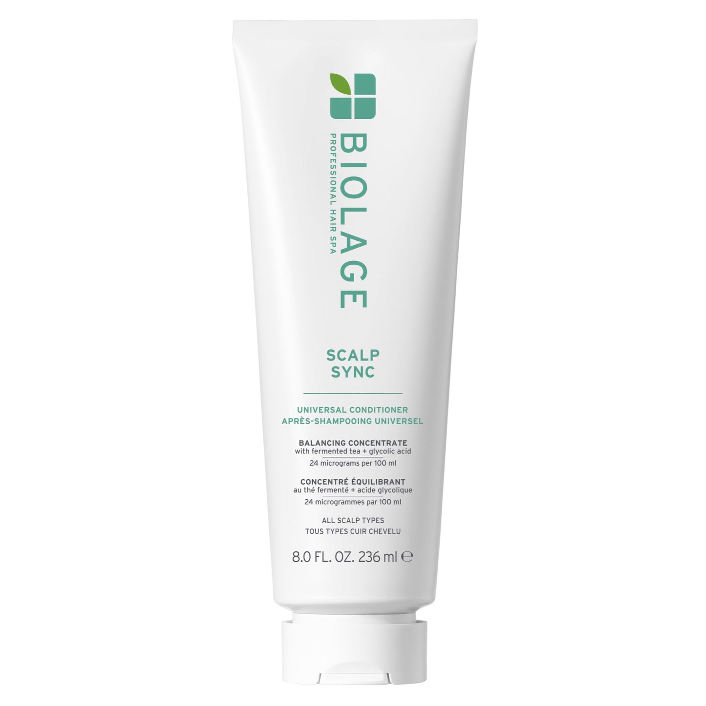 Biolage Scalp Sync Universal Conditioner - Nourishing & Hydrating for All Scalp Types, Lightweight Moisturizing & Conditioning, Fermented Tea Blend & Glycolic Acid, Vegan & Paraben-Free, 7.9 Fl Oz