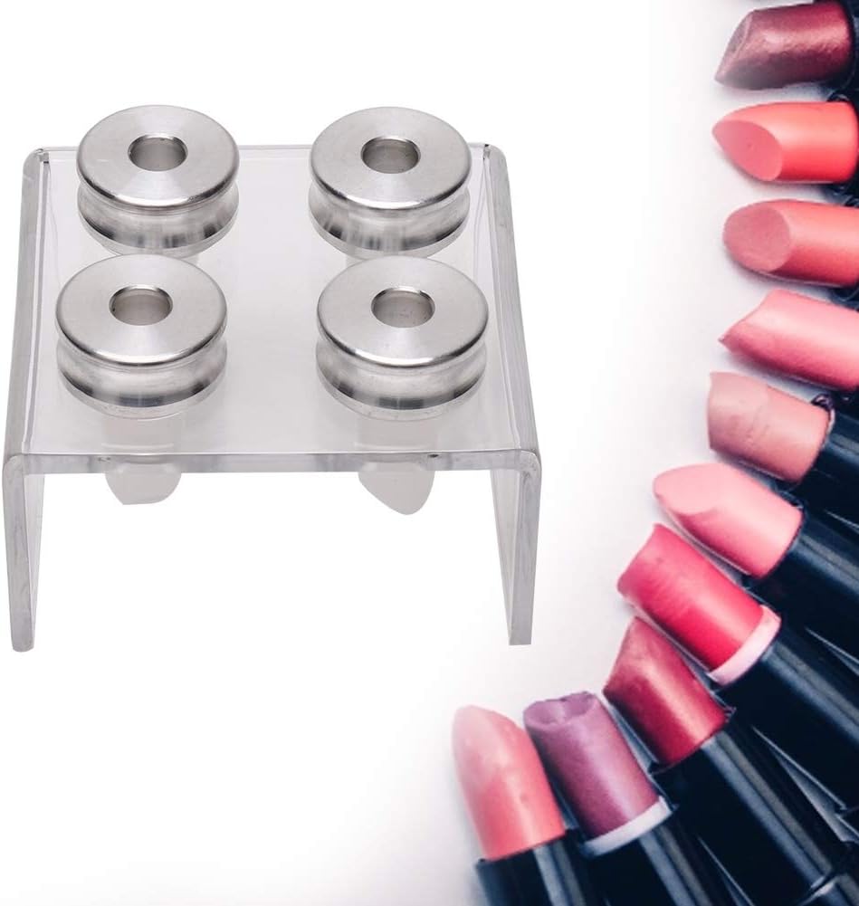 DIY Lipstick Mold - 9mm Silicone Lipstick Filling Tube for Handmade Lip Balm | 4 Holes Design