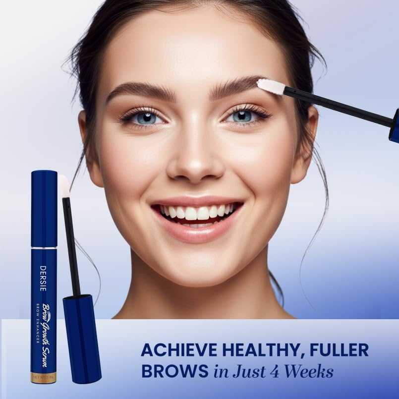 Eyebrow Growth Serum - Peptide-Infused Formula with Biotin & Arginine for Fuller, Thicker Brows | 5 mL
