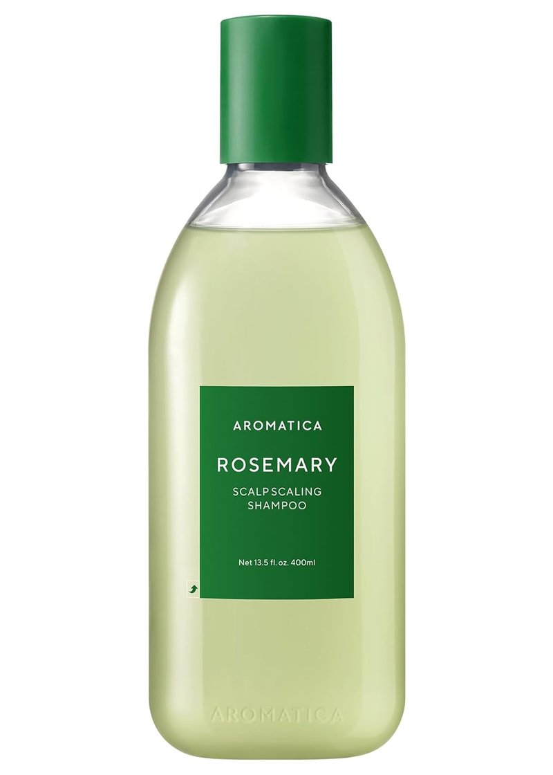 Aromatica Rosemary Scalp Scaling Shampoo - Natural Hair Growth Formula, Vegan & Sulfate-Free | 13.53 oz