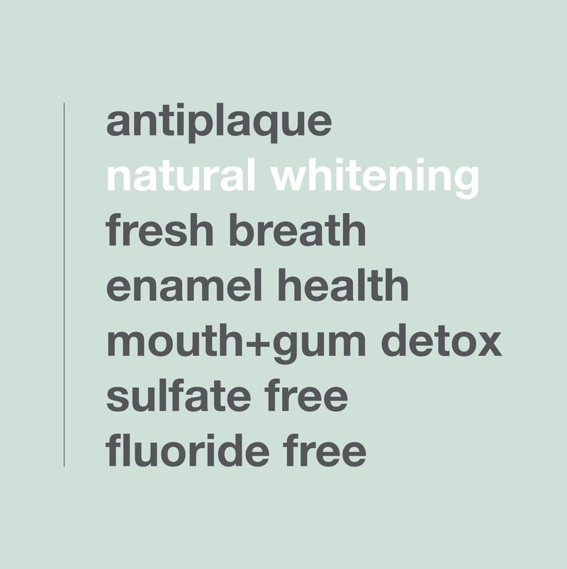 Fluoride Free Toothpaste - Teeth Whitening & Antiplaque | Natural Peppermint, 5.25oz (3 Pack)