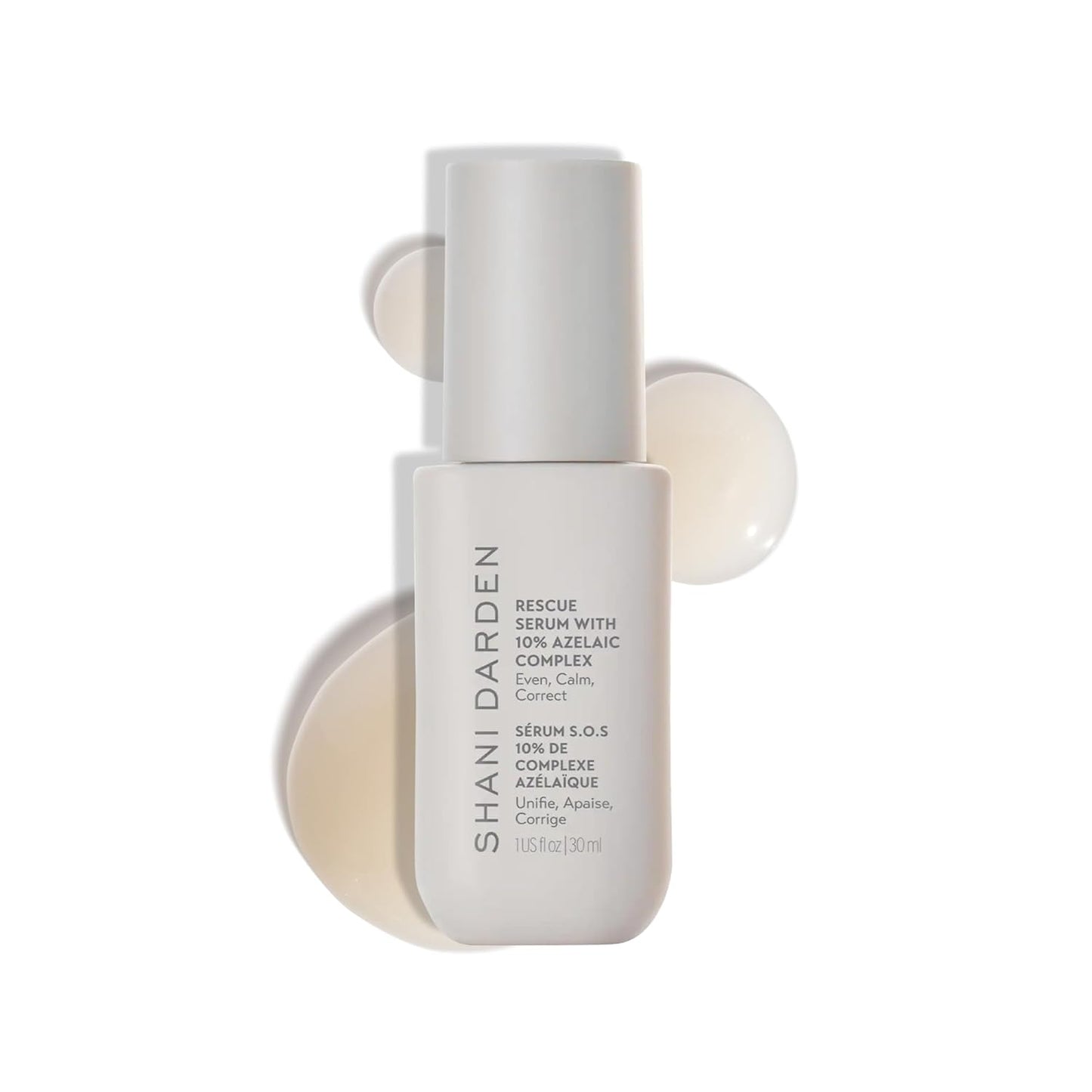Shani Darden Rescue Serum - 10% Azelaic Acid for Redness & Acne Relief | Lightweight Hydrating Formula, 1 fl oz
