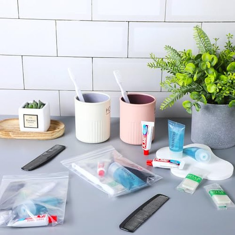 60 Pcs Basic Toiletry Set Homeless Hygiene Kits Homeless Care Package Supplies Travel Toiletry Bulk for Men Women Charity Reusable Supplies