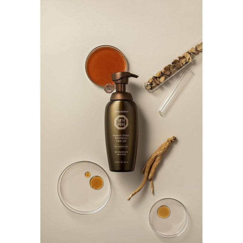 Daeng Gi Meo Ri- Hair Loss Care Daisy Shampoo for Sensitive Scalp + Treatment for All Hair Types, 13.5 FL. OZ. Each