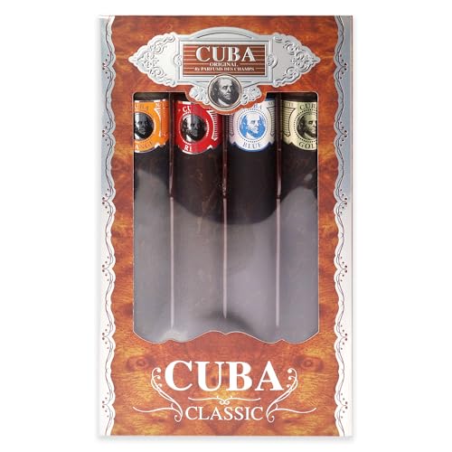 Cuba By Cuba for Men Gift Set, 4 Count