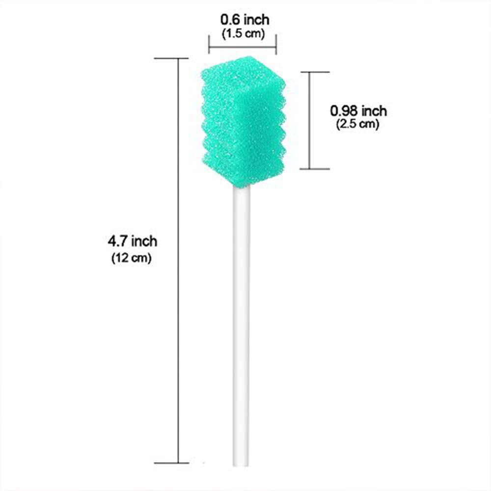 250 Pcs Disposable Oral Swabs,Sterile Dental Sponge for Mouth&Gum Cleaning