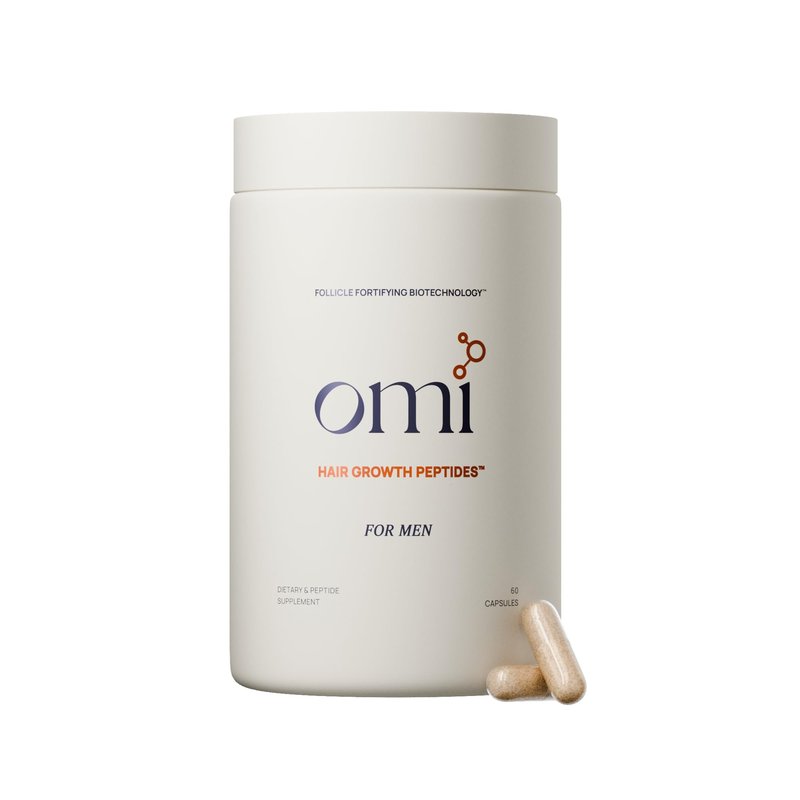 Men's Hair Growth Peptides, Doctor Recommended, Follicle Fortifying Biotechnology, Clinically Proven to Visibly Grow More Hair and Reduce Hair Loss, 1 Month Supply