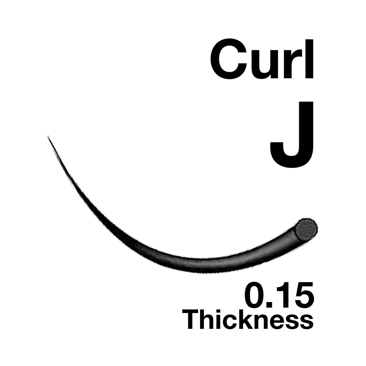 EMILYSTORES Lash Extensions 0.15mm Thickness J Curl Mixed Sizes 8-14mm Length Individual Volume Natural Eyelashes For Eyelash Extensions(0.15,J,Mixed 8-14mm)