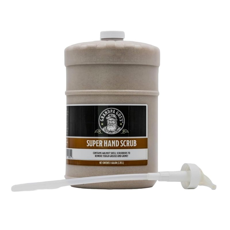Grandpa Gus's Hand Scrub - Natural Walnut Shell Degreaser for Mechanics | 1 Gallon