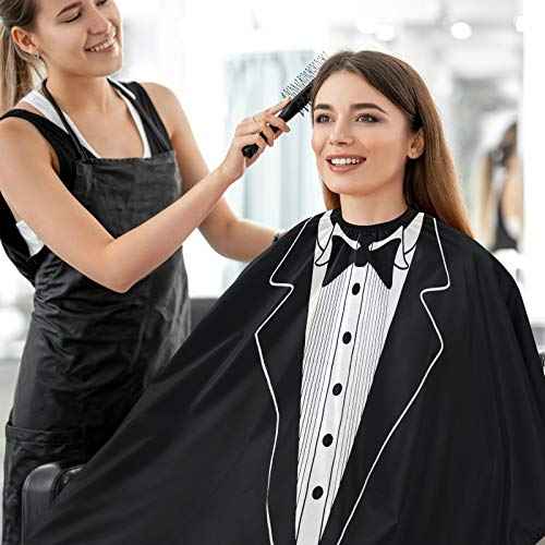 visesunny Professional Barber Cape Polyester Hair Cutting Salon Cape Apron Anti-Static Beard Bib Grooming Apron