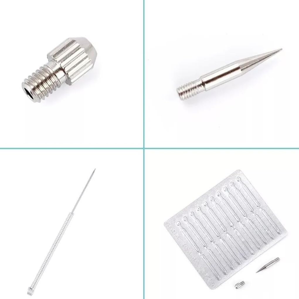 Universal Parts Accessory Compatible with Blemish Removal Tools: 100 Fine Tips+1 Thick +1 Cap