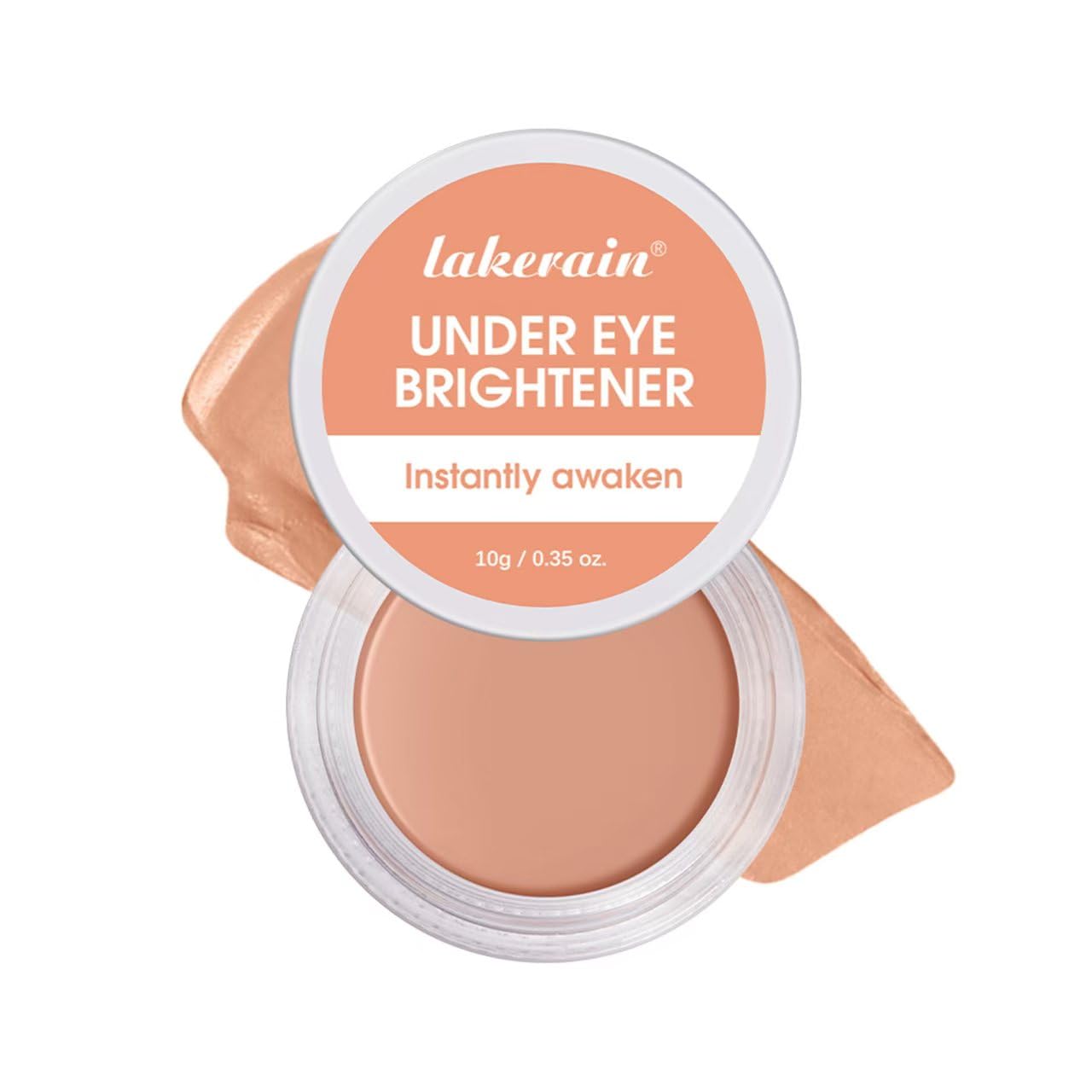 Under Eye Brightener,under Eye Cream Pot Concealer Full Coverage， specifically for dark circles under the eyesWith Hyaluronic Acid & Shea Butter(Warm Nude)