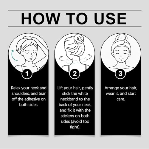 Neck Lift Tape-40 Neck Wrinkle Tape Instant Necktape Lift, Breathable Lift Strap Tightening Tapes for Necks Face Jaw Firming Neck Skin (m)