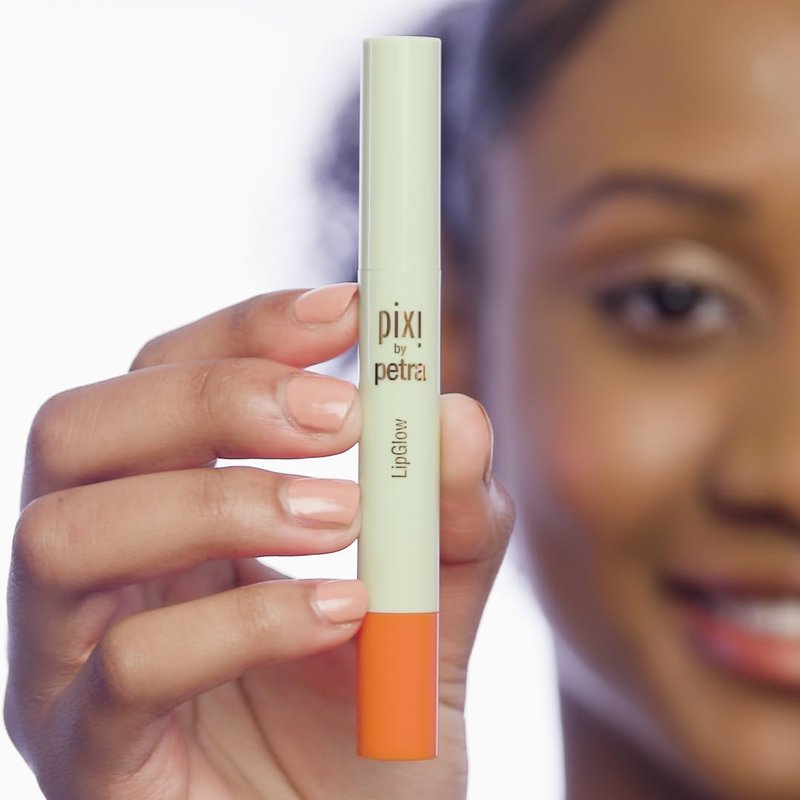 Pixi LipGlow - Hydrating Lip Balm with Sheer Buildable Color - Glossy Finish | Ruby | 0.05 oz/1.5g