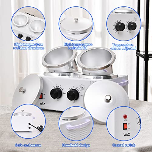 Waxing Kit Portable Wax Warmer Machine (double pots)
