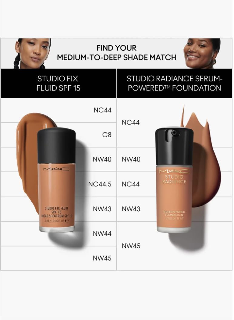 MAC Studio Radiance Serum Foundation - NW43 Shade for Glowing Skin