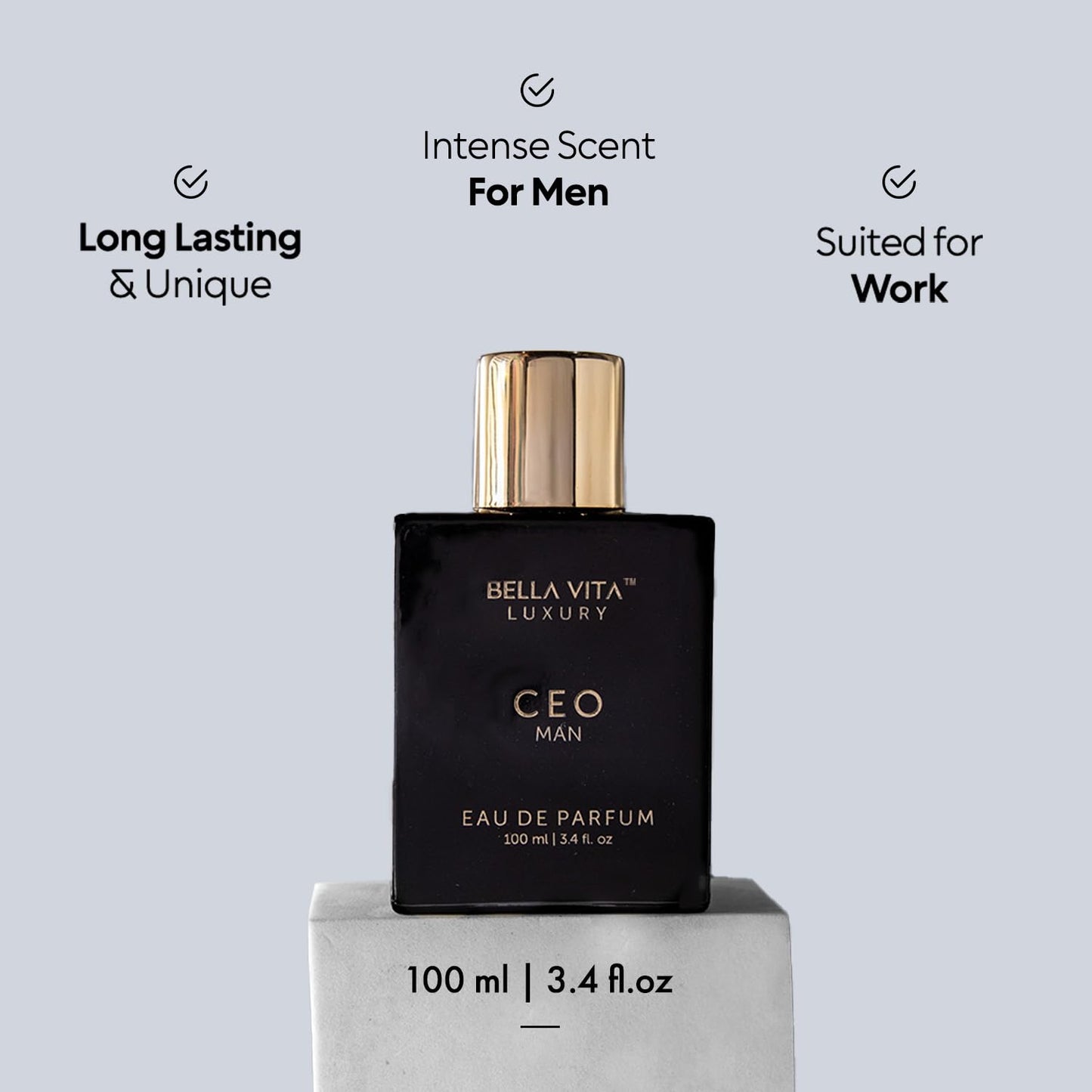 Luxury CEO Men's Cologne Gift Set - Long-Lasting Perfume with Lemon, Lavender, Tonka & Agarwood | Perfect for Gifting
