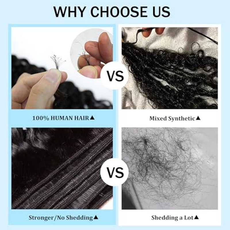 12A Deep Wave Human Hair Bundles 20 22 24 Inch Deep Curly Bundles Human Hair 100% Unprocessed Brazilian Virgin Weave 3 Bundles Double Weft