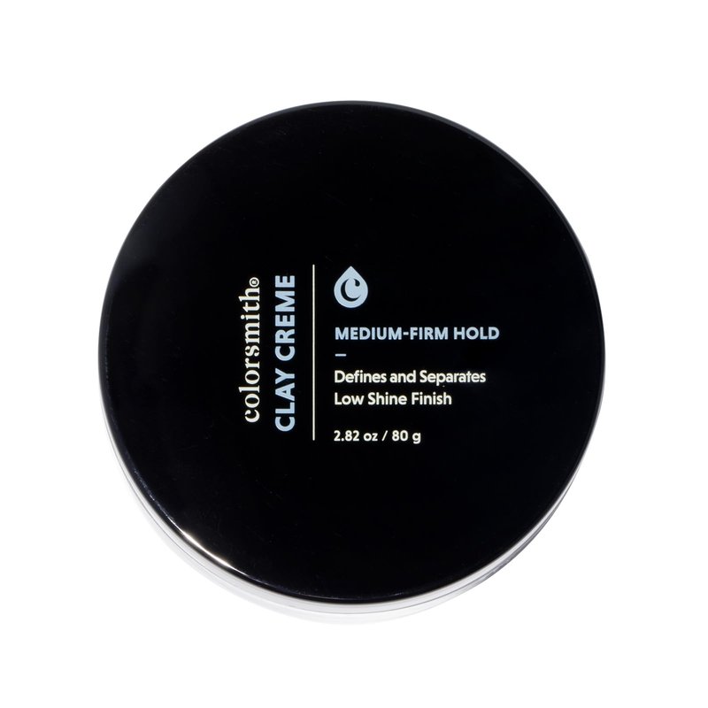 colorsmith Clay Creme, Men’s Styling Cream, Medium-firm hold, Matte Finish, 2.82 oz
