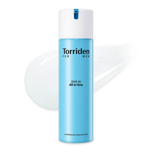Torriden DIVE IN FOR MEN All In One 200ml (7.05 fl. oz) | All-In-One for Inner Moisturizing and Sebum Care | Hyaluronic Acid, Panthenol, Allantoin