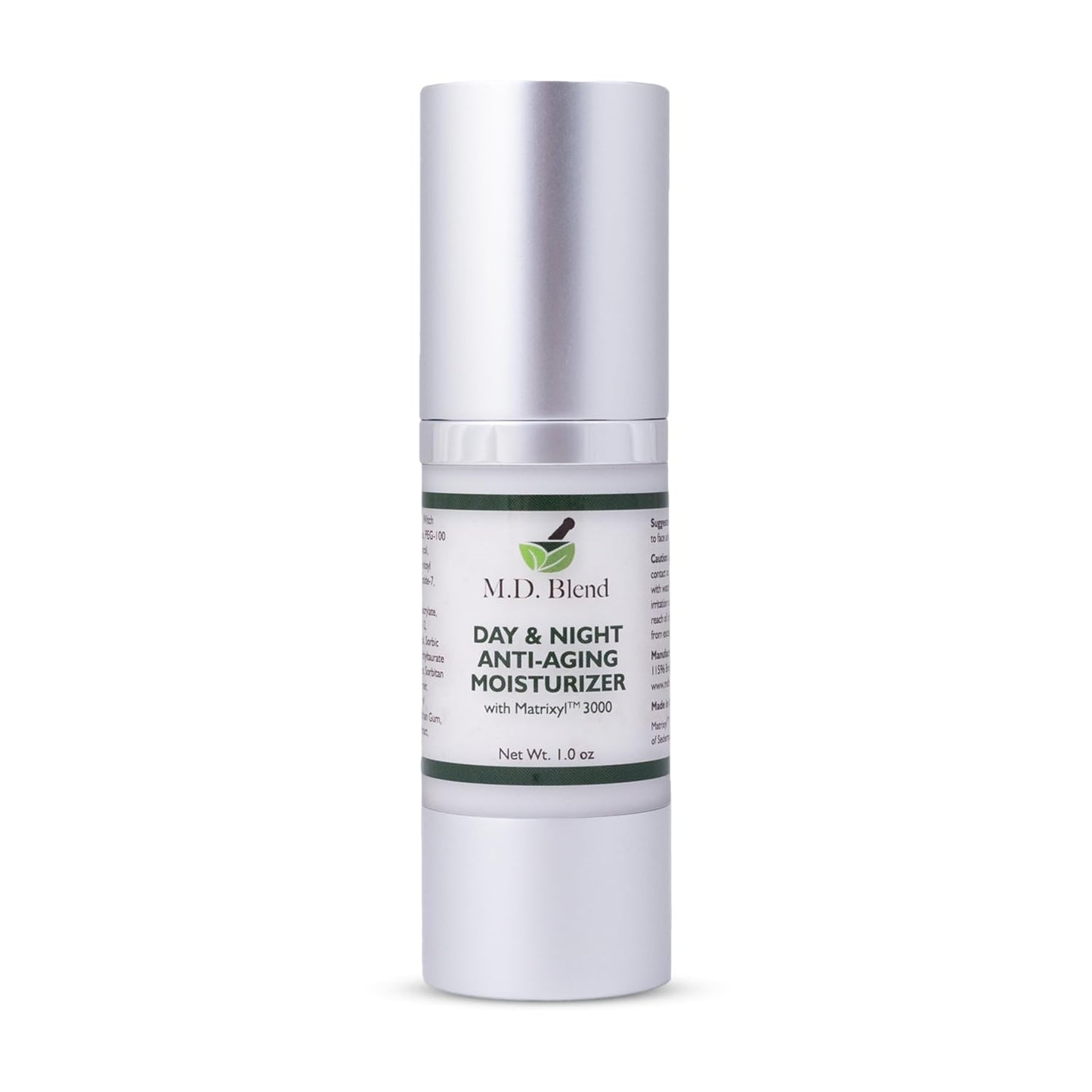 M.D. Blend Day & Night Face Moisturizer with Matrixyl 3000, Hydrating, 1 Oz
