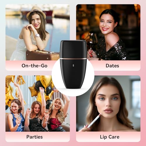 Lip Plumper Tool, Electric Lip Plumper Device for Fuller Volume - Instant Plumping, Natural Enhancement, Safe & Comfortable Suction Tool, Easy to Use, Long-Lasting Plump Effect for Women