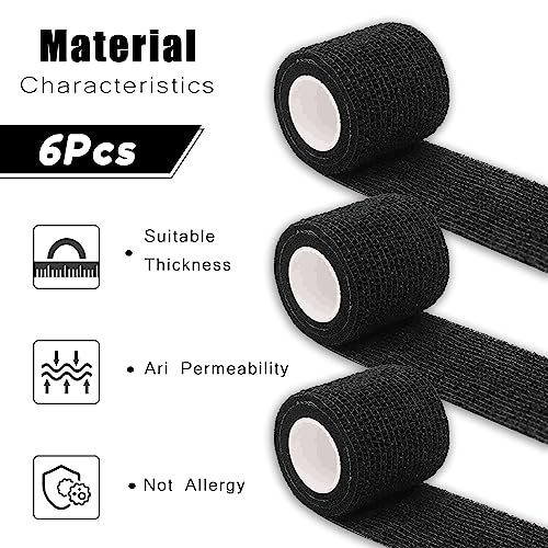 Large Pen Machine Covers and Grip Tapes - Anghie 200Pcs Blue Tattoo Pen Covers with 6Pcs Tattoo Grip Tape Wrap Large 2.56 X 7.09inch Tattoo Machine Wrap for Tattoo Machine Tattoo Supplies