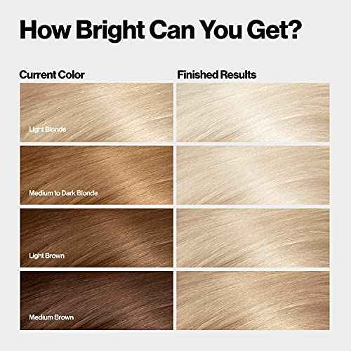 Revlon Color Effects Permanent Highlighting Kit, Ammonia & Paraben Free Hair Dye, 60 Platinum, 8 Oz (Pack of 1)