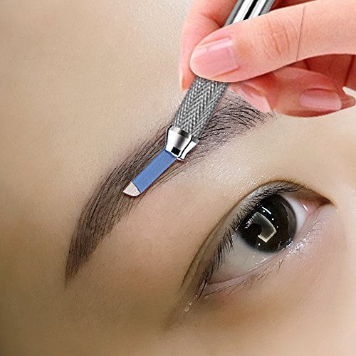 10 Pcs Double Sided Manual Tattoo Fog Eyebrow Pen Needle Tip Holder Tool Manual Pen Kit for Makeup Supplies