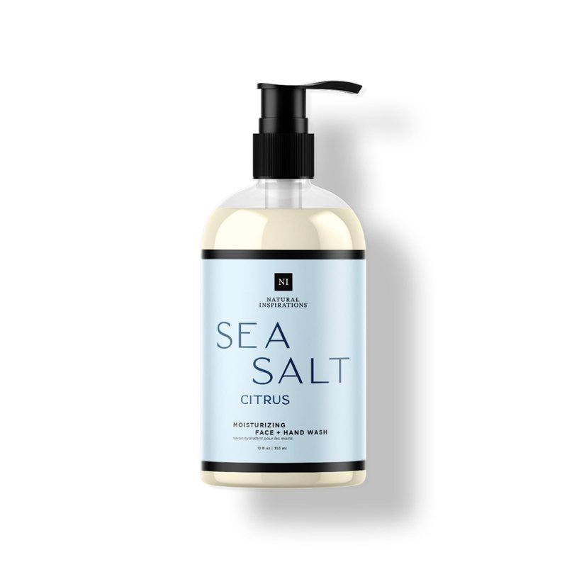 Natural Inspirations Sea Salt Citrus Moisturizing Hand + Face Wash 12oz