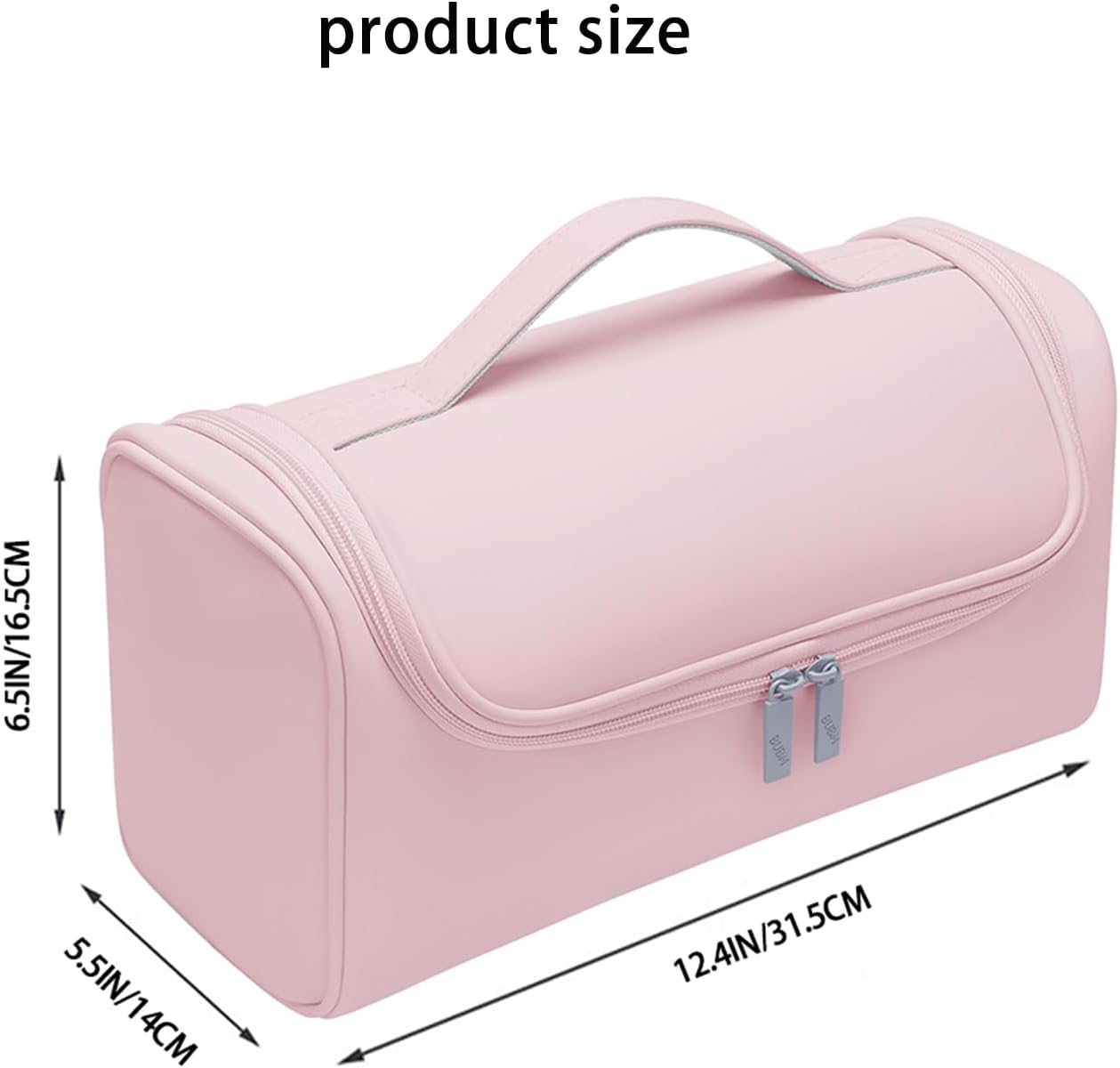 Dyson Airwrap Travel Case - Portable Storage Bag with Metal Hook | Fits All Models, Pink