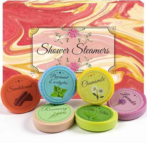 Stocking Stuffers for Women - Shower Steamers Aromatherapy | White Elephant Gifts for Adults - Christmas Gifts for Women Men Teens Wife - Birthday Gift for Mom Girls | Self Care Relaxation Essential