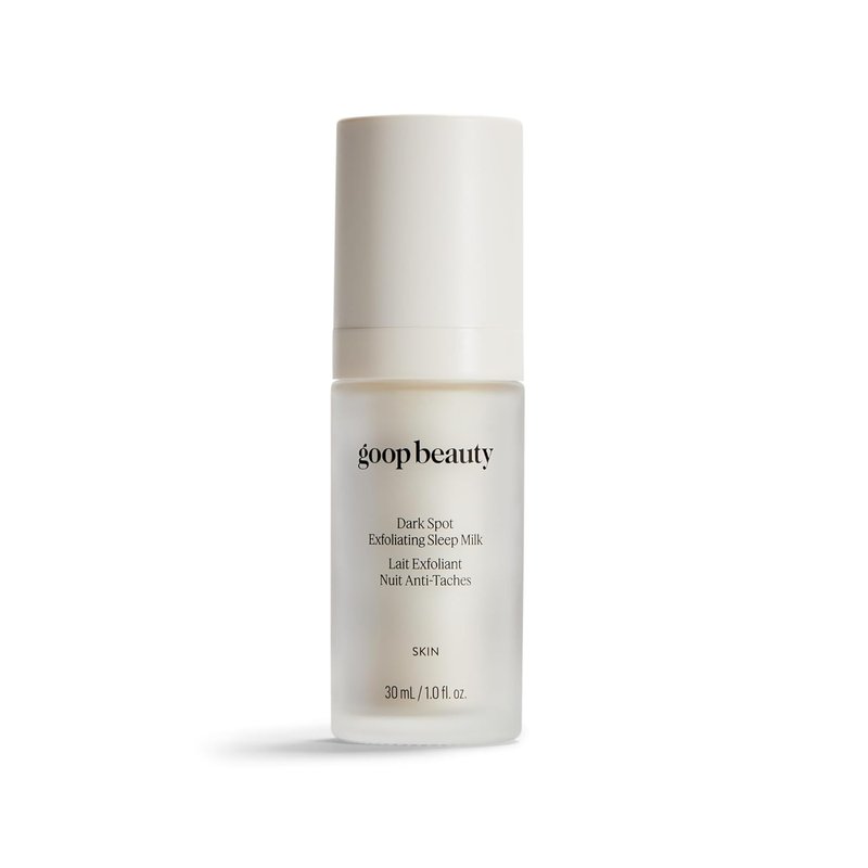 Goop Beauty Sleep Milk Serum - Intense Face Exfoliator with Glycolic Acid & Hyaluronic Acid | 1 fl oz for Smoother Skin