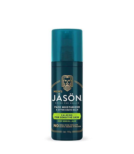 Jason Men's Calming Lotion and Aftershave Balm, 4 oz