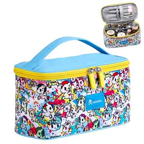 Tokidoki Official Licensed Travel Makeup Bags Toiletry Bags for Women Cosmetic Organizer Bag Large Capacity Travel Makeup Case Organizer