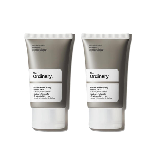 The Ordinary Natural Moisturizing Factors + Hyaluronic Acid, Lightweight Hydrator for Skin Barrier Support & Hydration, 1 Fl Oz (Pack of 2)