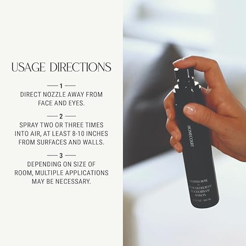 Homecourt Room Deodorant, Natural Room Spray, Fragrance of Spearmint & Cedarwood, For Kitchen, Bathroom & more, Clean Formula, Cipres Mint, 3.4 oz