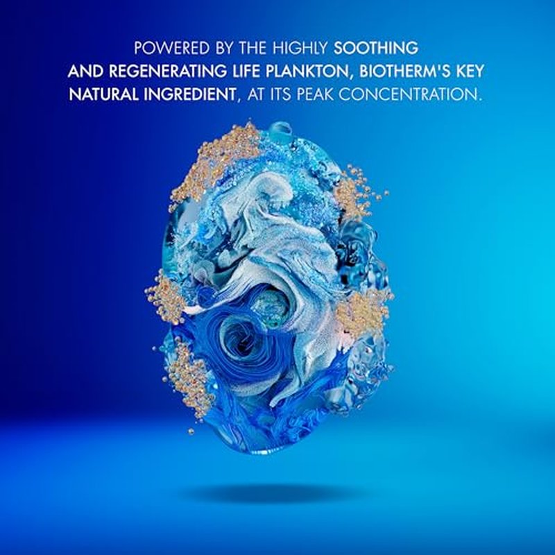 Biotherm Life Plankton Essence, Moisturizing Face Essence for All Skin Types with Biotech Plankton, Regenerating Care to Nourish, Protect and Plump Skin
