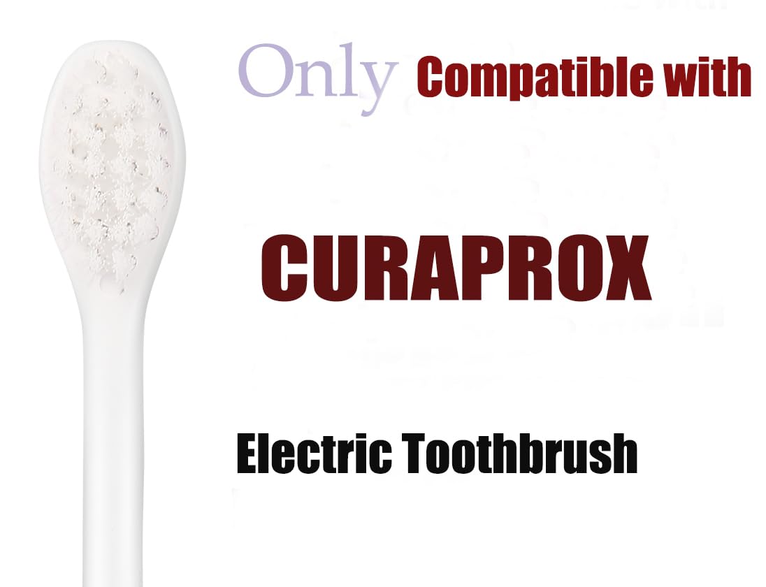 Pcs Replacement Toothbrush Heads for Curaprox Hydrosonic Electric Toothbrush Adults, White