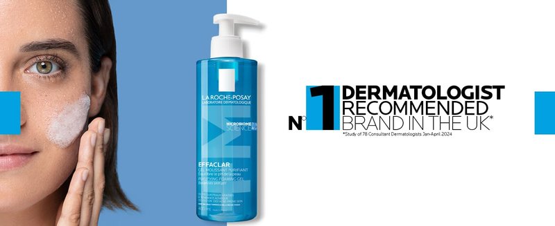 La Roche-Posay Effaclar Purifying Foaming Gel Cleanser - Oily Skin Face Wash with Zinc Pidolate, Alcohol-Free & Oil-Free