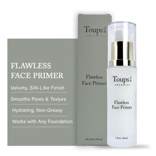 Toups & Co Flawless Face Primer | Velvety Smooth, Silk-Like Finish | Pore-Minimizing, Hydrating & Antioxidant-Rich | Non-Comedogenic, Humidity-Proof Base for Any Foundation