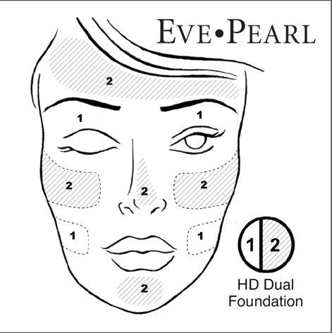 EVE PEARL HD Dual Foundation - Full Coverage, Long-Lasting Makeup | Lightweight Texture with Vitamin E (Medium)