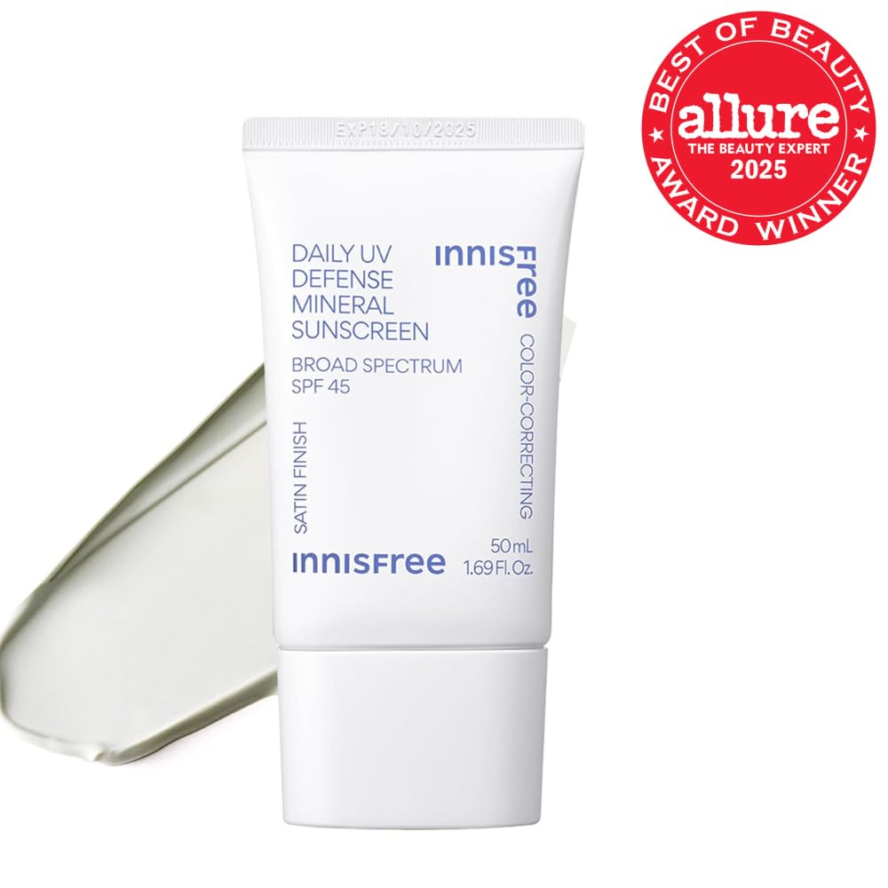 Innisfree Daily Mineral UV Defense SPF 45 - Gentle, Hydrating & Lightweight Sunscreen