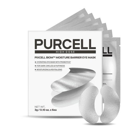 Pixcell Biom Moisture Barrier Eye Mask - Hydrating Under Eye Patches for Soothing & Firming | 6 Pairs, 0.10 oz Each